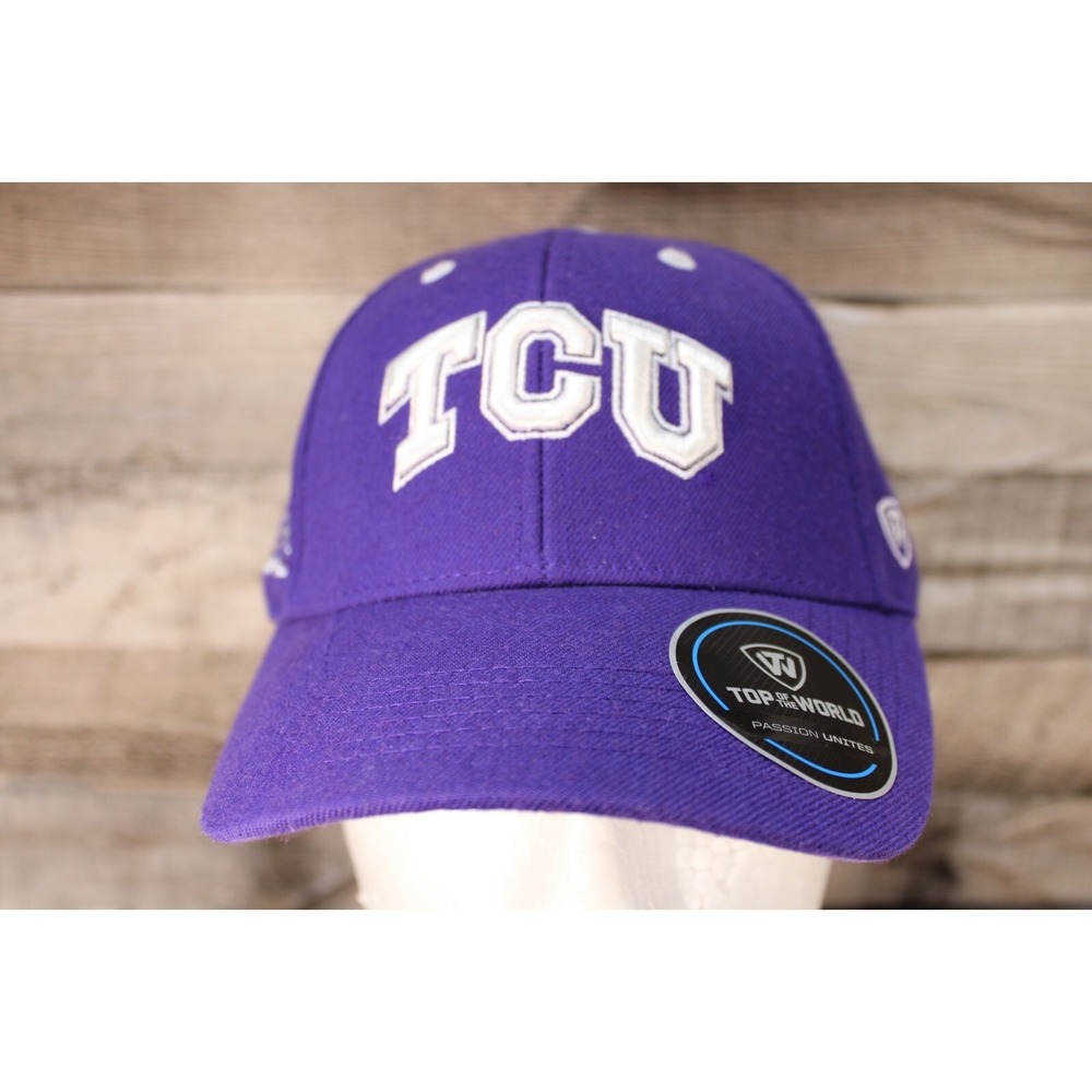 NEW Top of the World TCU University Hat Adjustable Purple